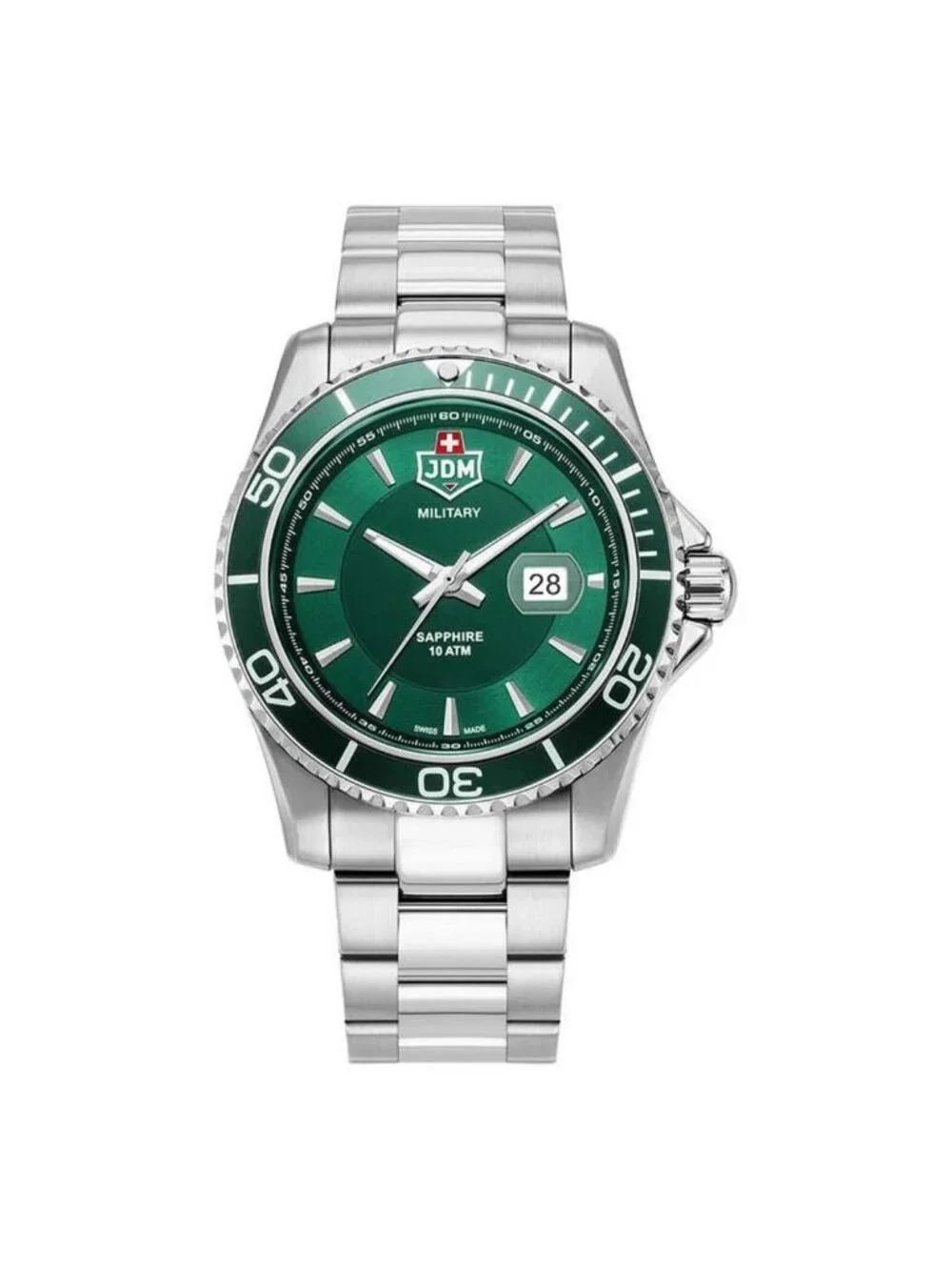 NWT Jdm Military Sierra Green Dial Men's Watch